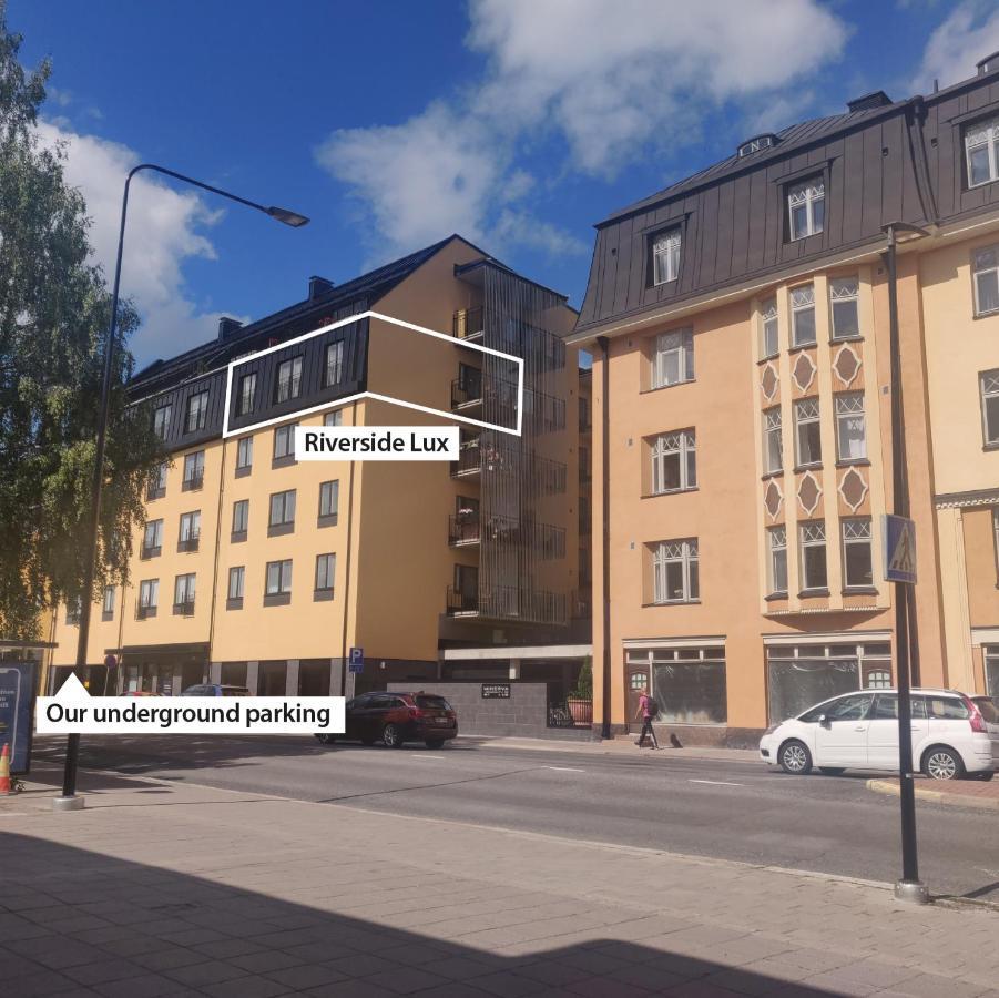 Riverside Lux With 2 Bedrooms, Car Park Garage And Sauna Turku Dış mekan fotoğraf